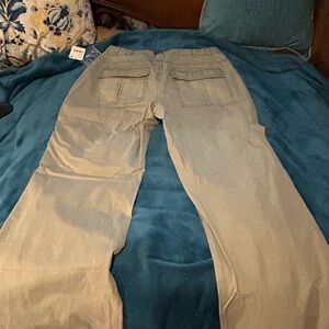 Free People Wide Leg Pants in Khaki